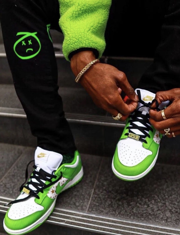 GLM - SUP x DUNK White Green Gold