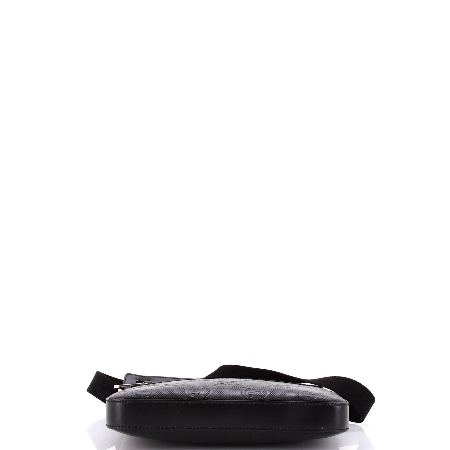 Signature Zip Messenger Bag Guccissima Leather Small