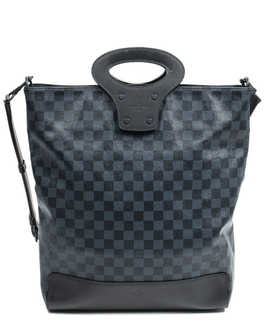 Louis Vuitton Damier Cobalt Canvas Automne-Hiver Defile Homme North South Tote
