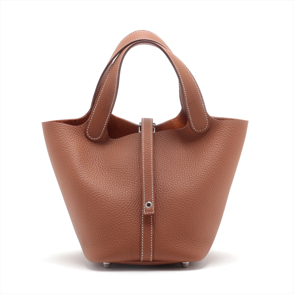 Hermes Picotin Lock PM  Clemence G Silver  W2024