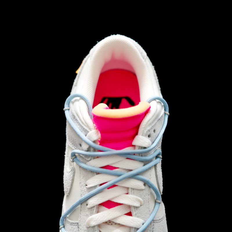 GLM - OW x Dunk (NO.38) light blue shoelace pink buckle