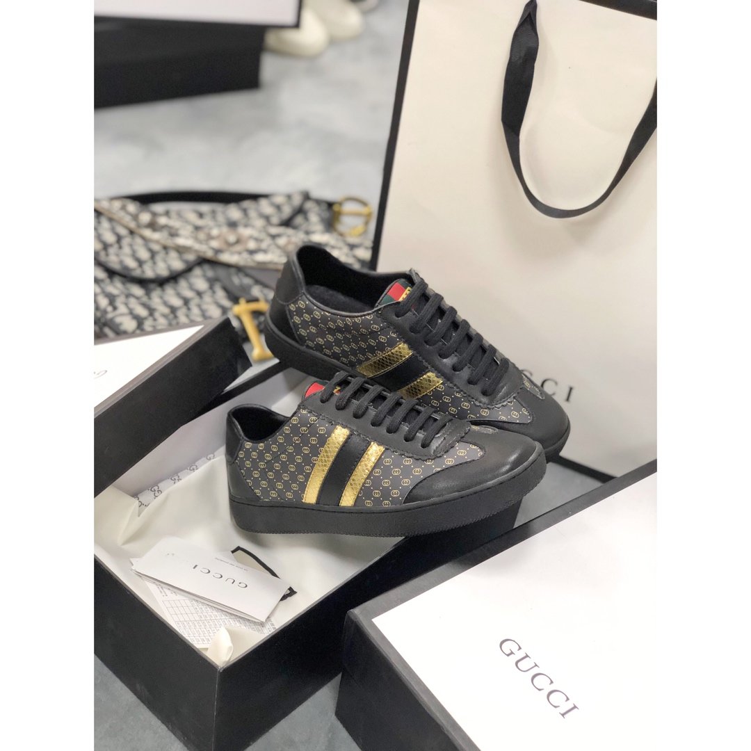 GLM-GCI  Black Gold Sneaker 094