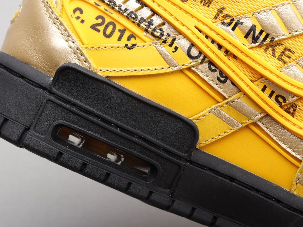 GLM - OW x Rubber Dunk Black Gold
