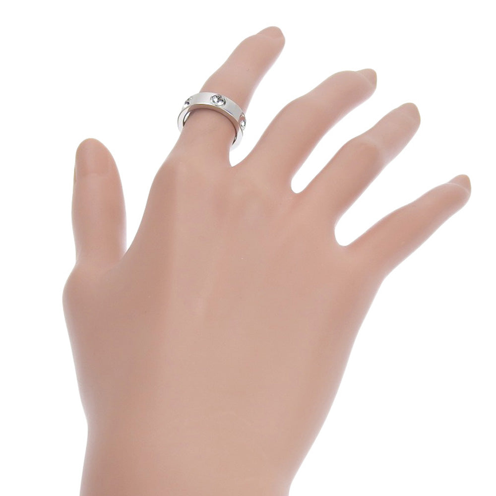 Louis Vuitton Pittburg 9.5 Ring Implant UHA875 K18 White G French Made  7.0g Petit Berg