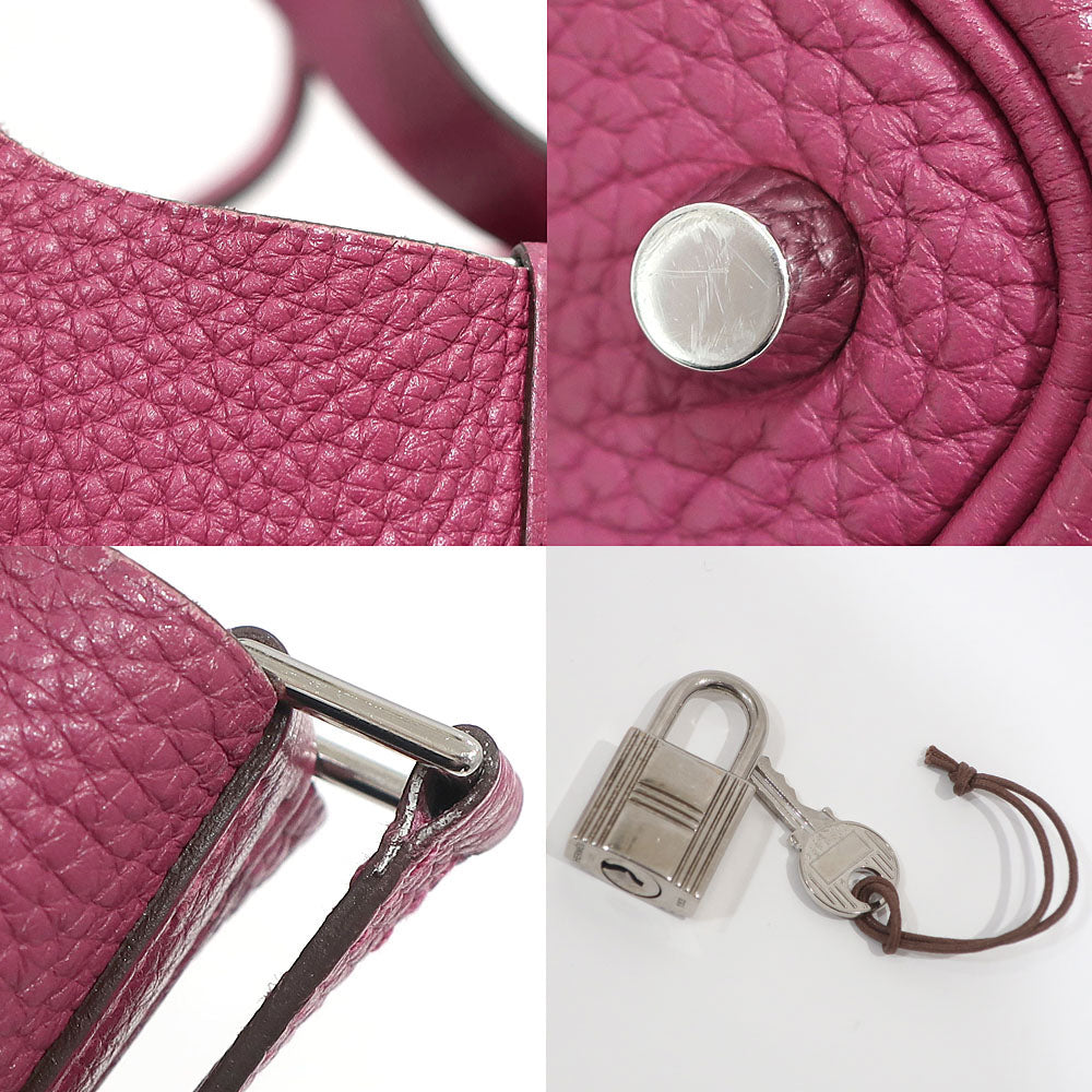 Hermes Handbag Picotin Lock Picotin Lock PM 18 Tosca/SV G   Clemence  O  2011 Manufactured  Women Key/Cadena Bag Preservation ÃƒÂ£Ã¢â€šÂ¬Ã‚Â ÃƒÂ£Ã¢â€šÂ¬Ã¢â‚¬Ëœ Neck Quality Wood