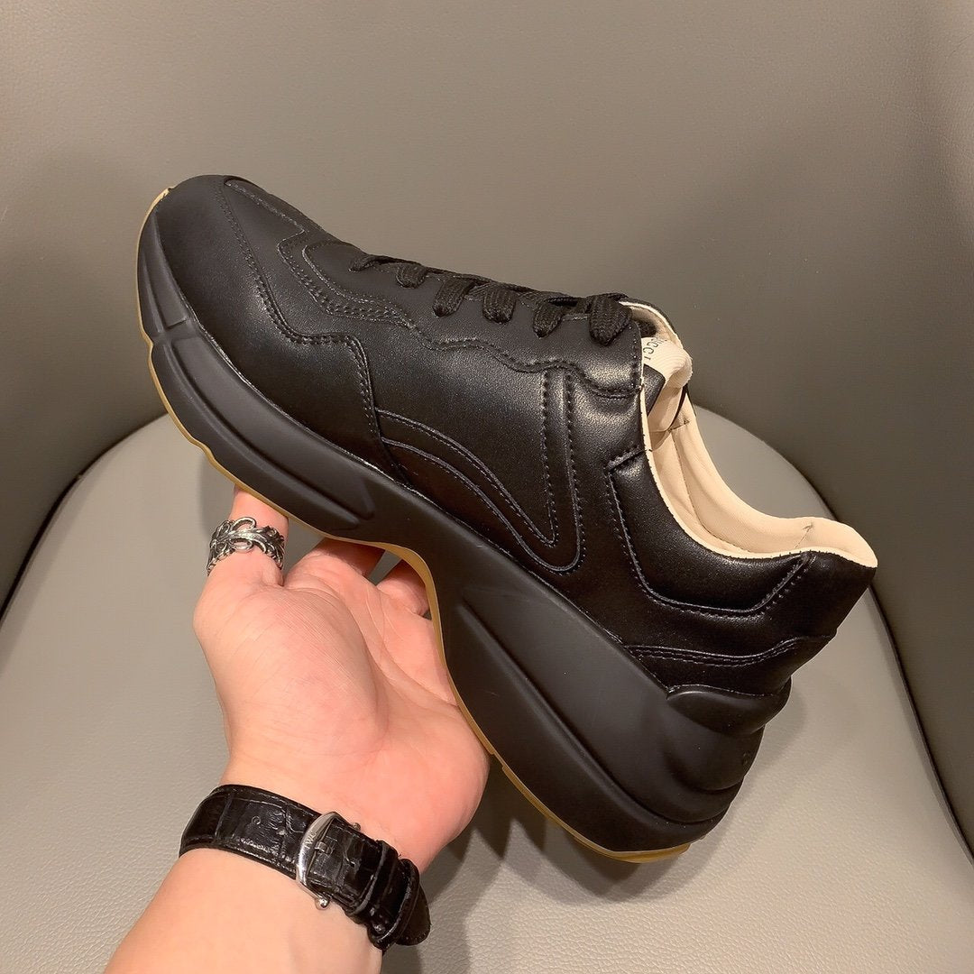 GLM-GCI  RHYTON VINTAGE TRAINER LA BLACK SNEAKER 143