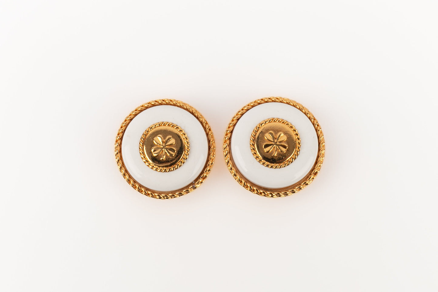 Boucles d'oreilles trÃ¨fles Chanel