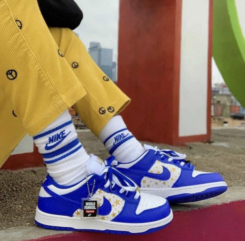 GLM - SUP x DUNK White Blue Gold
