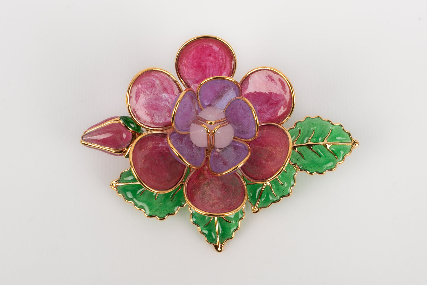 Broche / Pendentif en pÃƒÆ’Ã‚Â¢te de verre Augustine