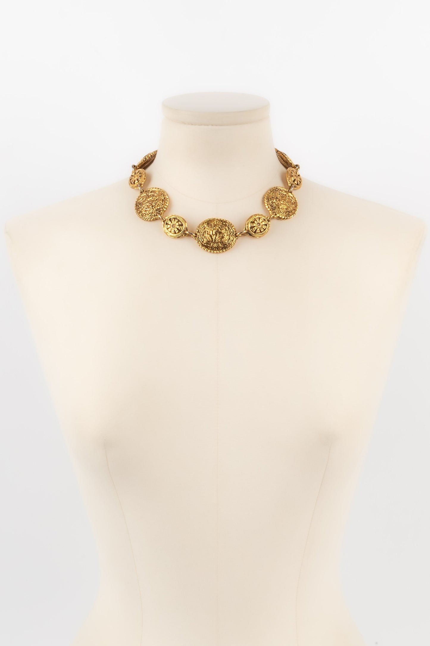 Collier dorÃƒÆ’Ã‚Â© Chanel 1980s