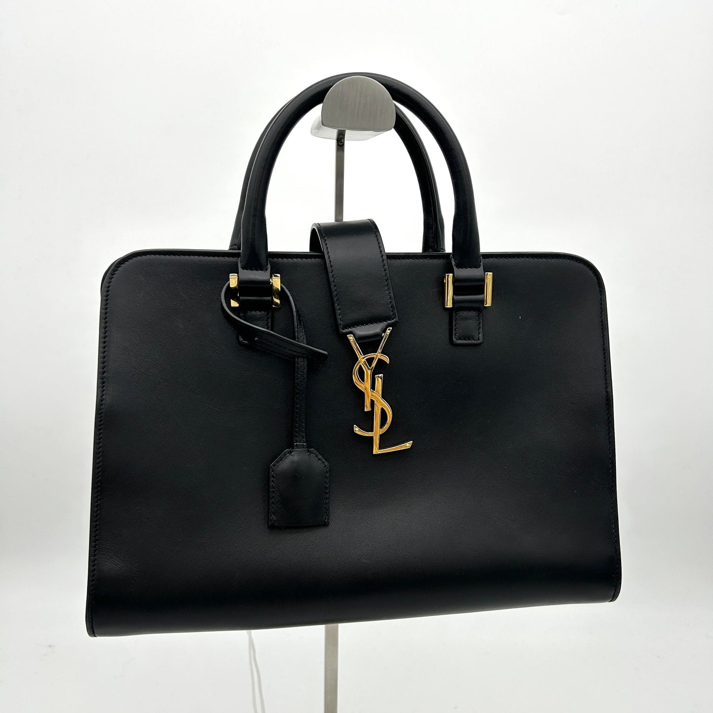 Saint Laurent Paris Women's Baby Cabas Black W/Strap LA45854
