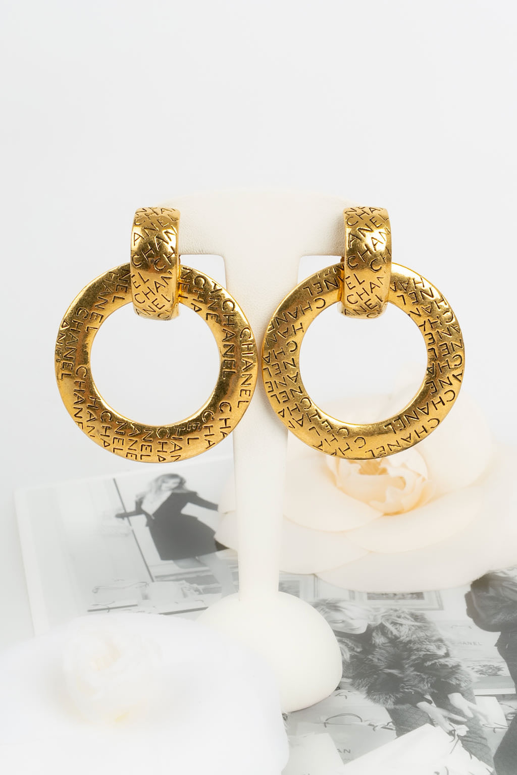 Boucles d'oreilles crÃ©oles Chanel