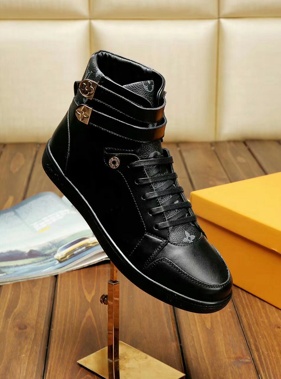 GLM - LUV HIgh Top Black Sneaker