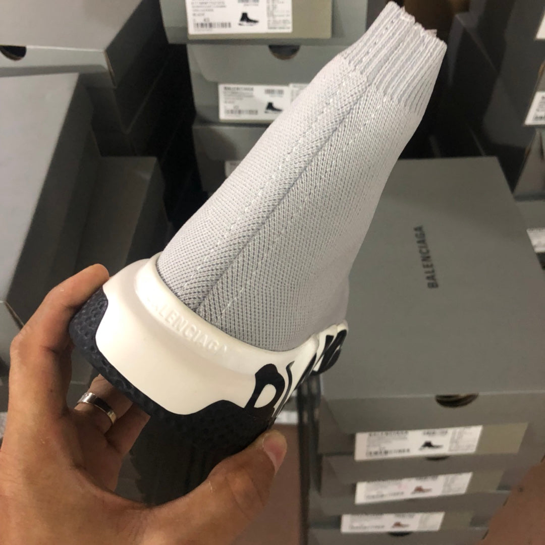GLM - Bla Speed Print Stretch Knit Sneakers