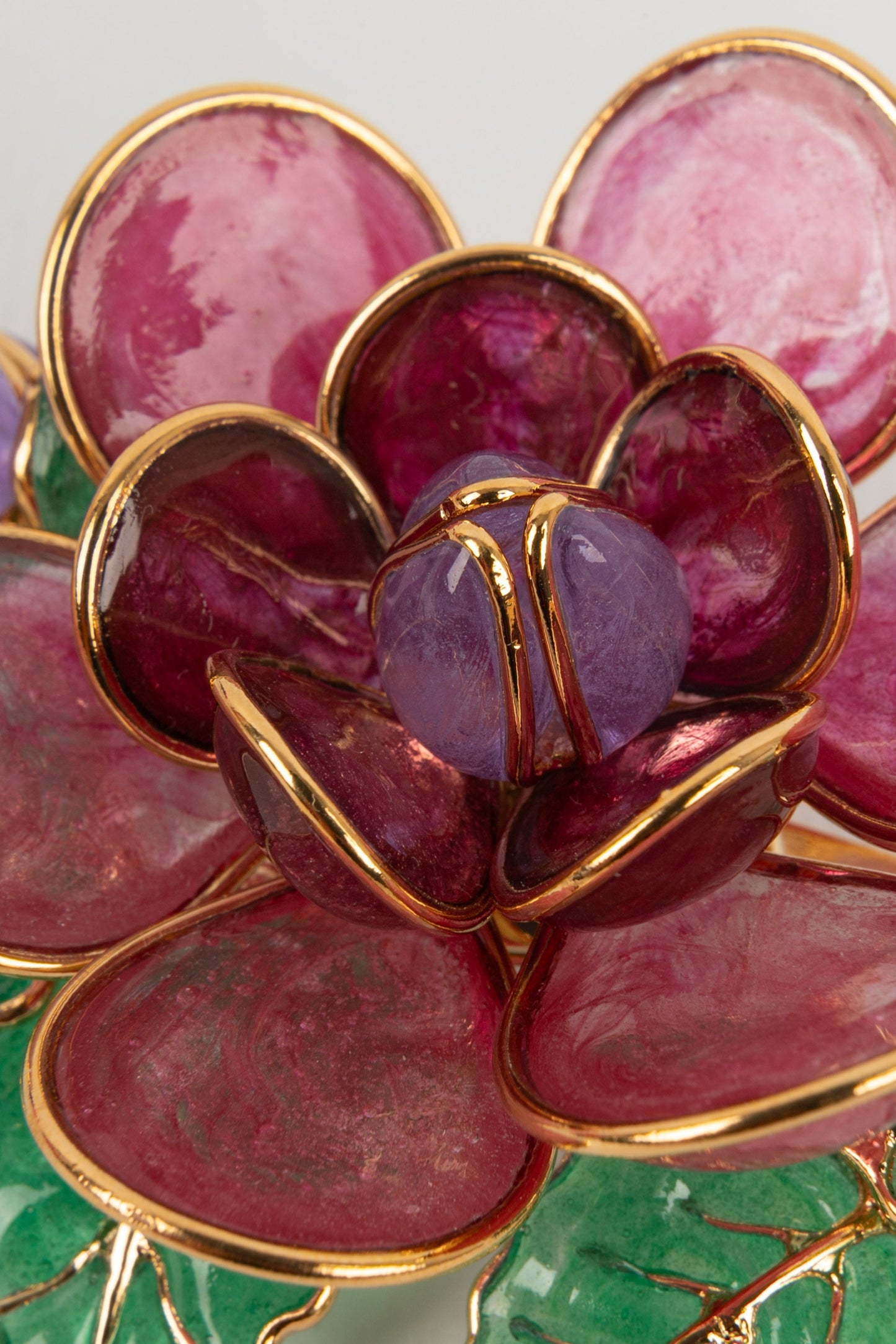 Broche / Pendentif en pÃƒÆ’Ã‚Â¢te de verre Augustine