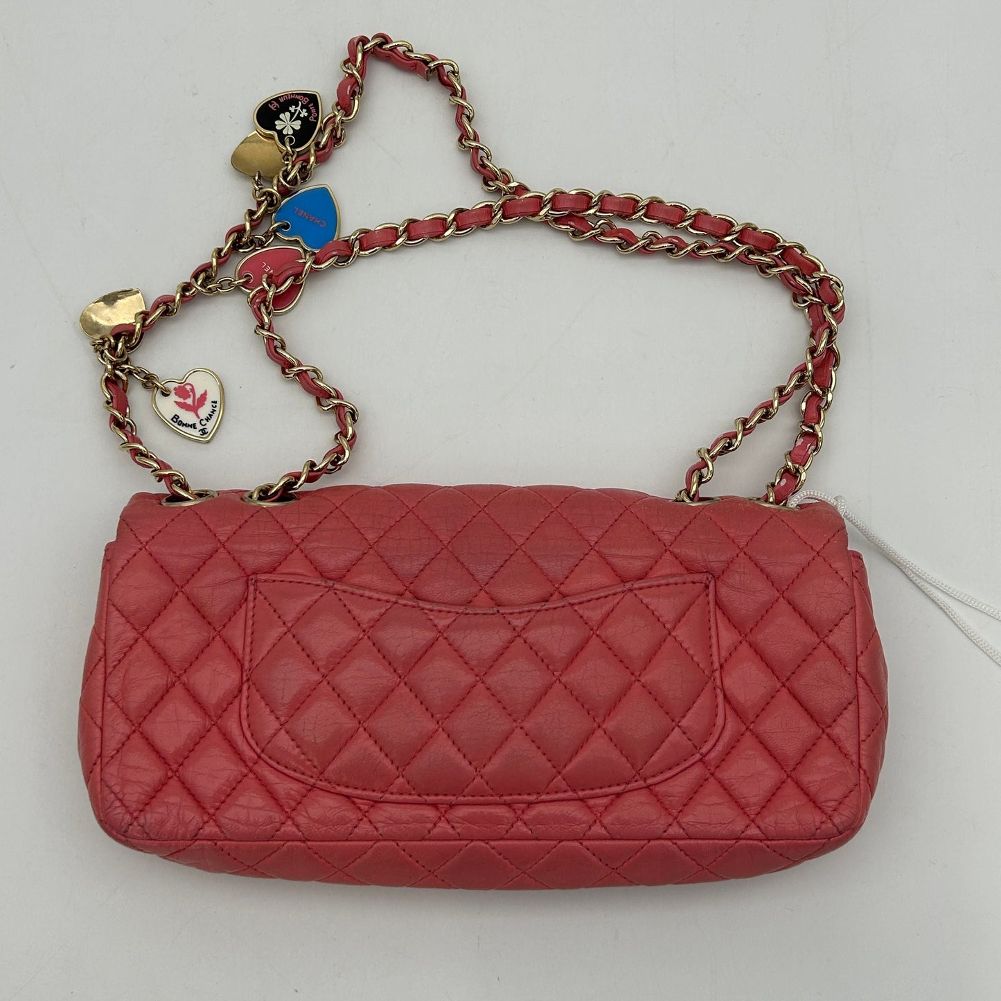 Chanel Camellia Charm Single Flap Bag LA3010