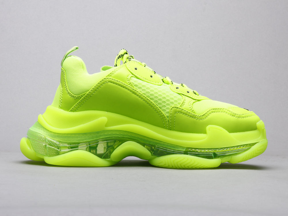 GLM - Bla Air Cushion  Fluorescent Green Sneaker