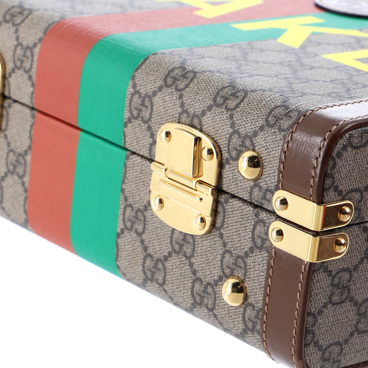 Fake/Not Beauty Case Printed GG Coated Canvas