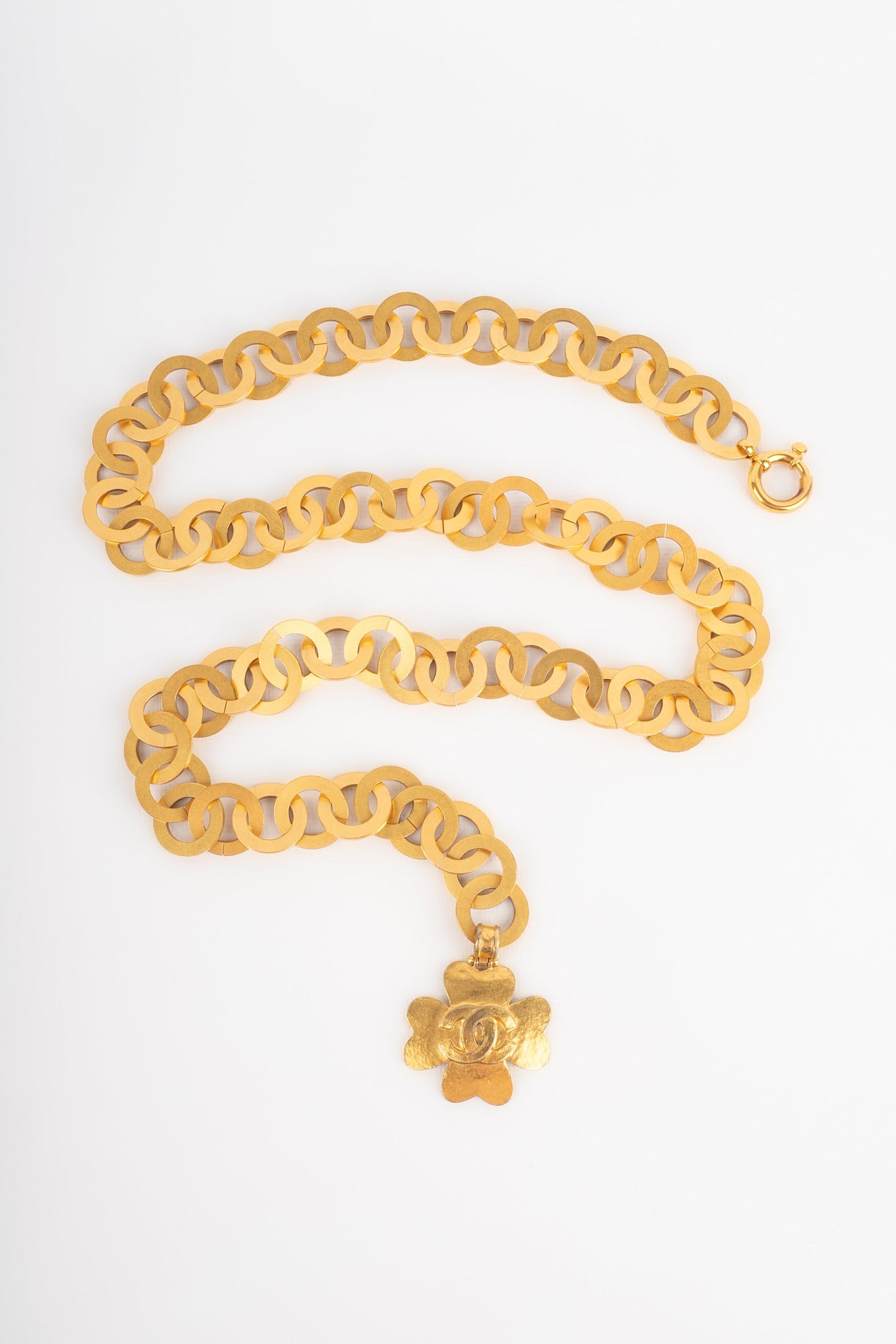 Ceinture trÃ¨fle Chanel 1995