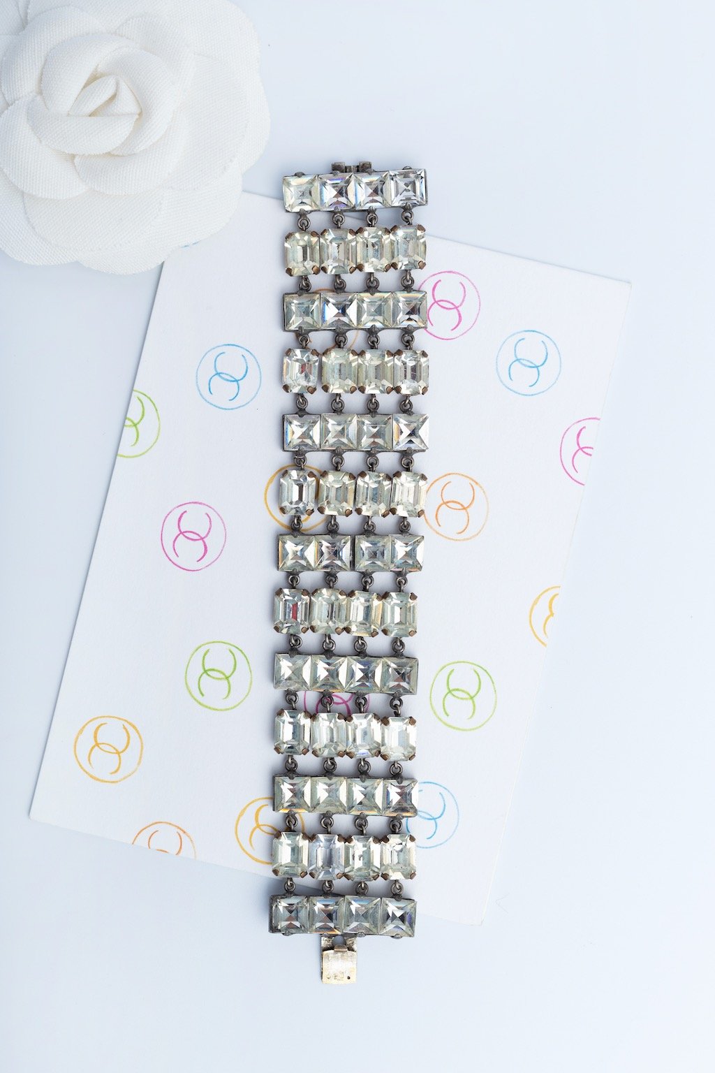 Bracelet argentÃ© Chanel (AttribuÃ© Ã )