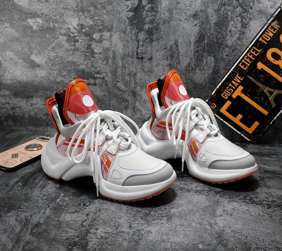 GLM - LUV Archlight White Orange Sneaker