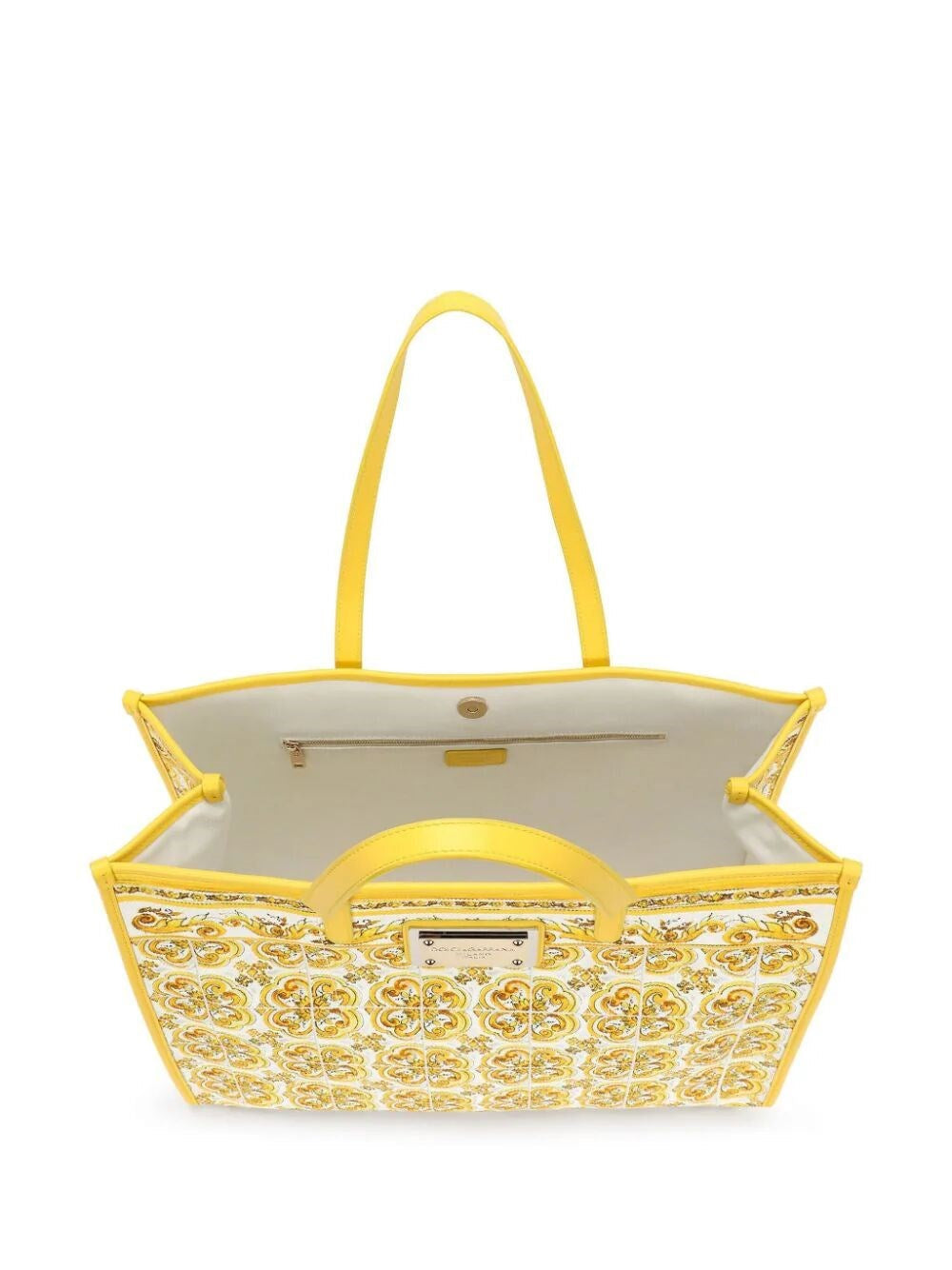 Dolce & Gabbana Women Majolica-Print Large Shopper Bag