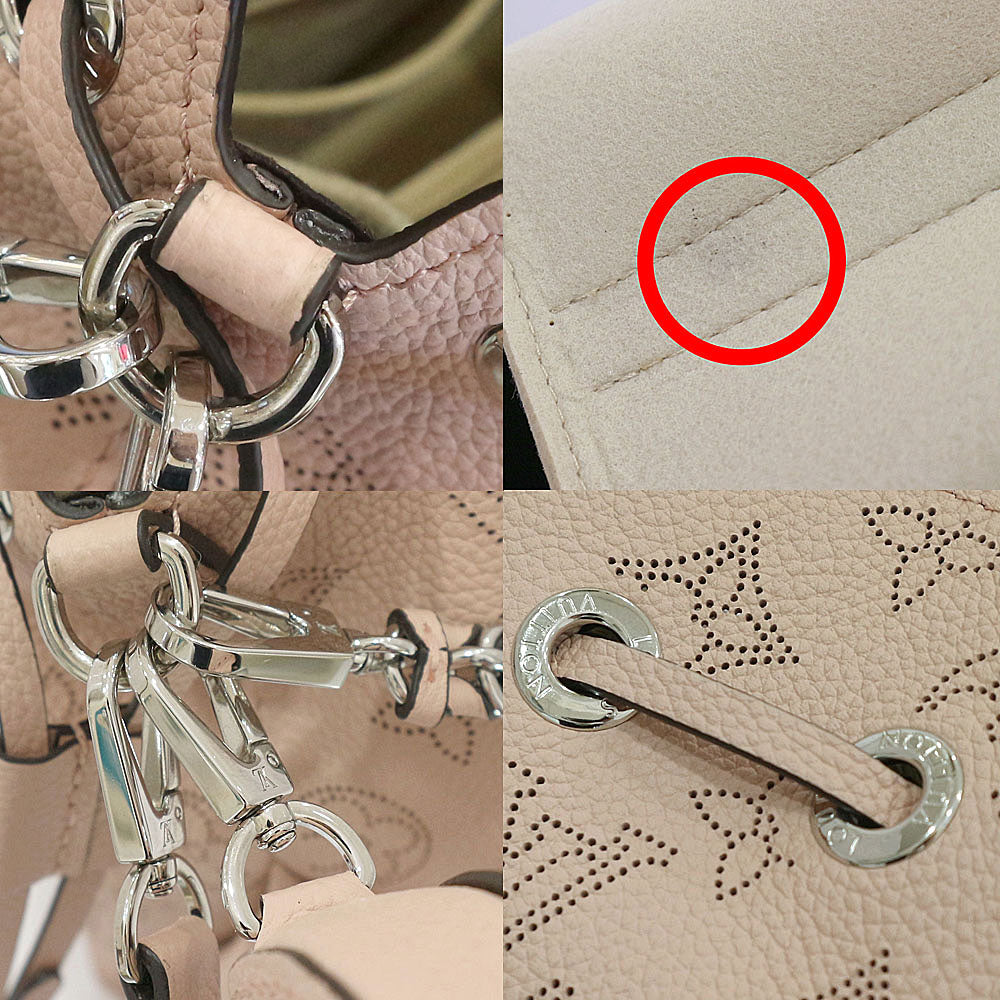 LOUIS VUITTON Louis Vuitton Shoulder Bag Bella M57068/ Monogram Machina Magnolia Pink Color Silver   Women External Handmade  Bag Box