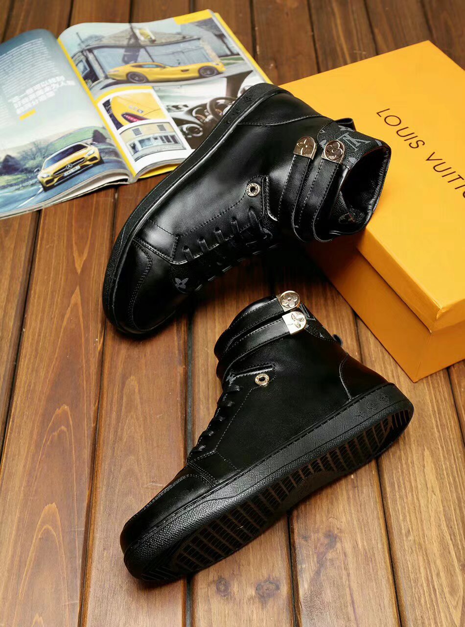 GLM - LUV HIgh Top Black Sneaker