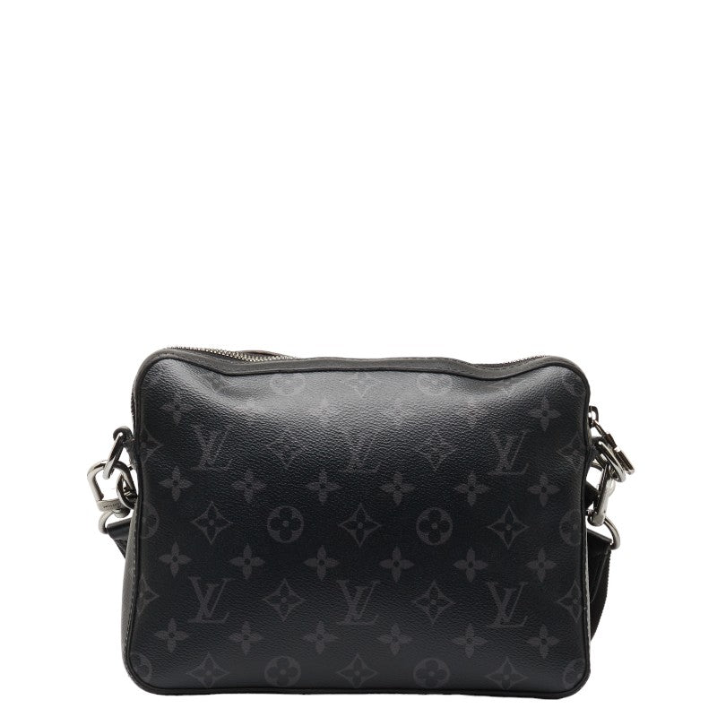Louis Vuitton Monogram Eclipse Reversee Triomessenger Shelter Bag M69443 Black Gr PVC Leather  Louis Vuitton