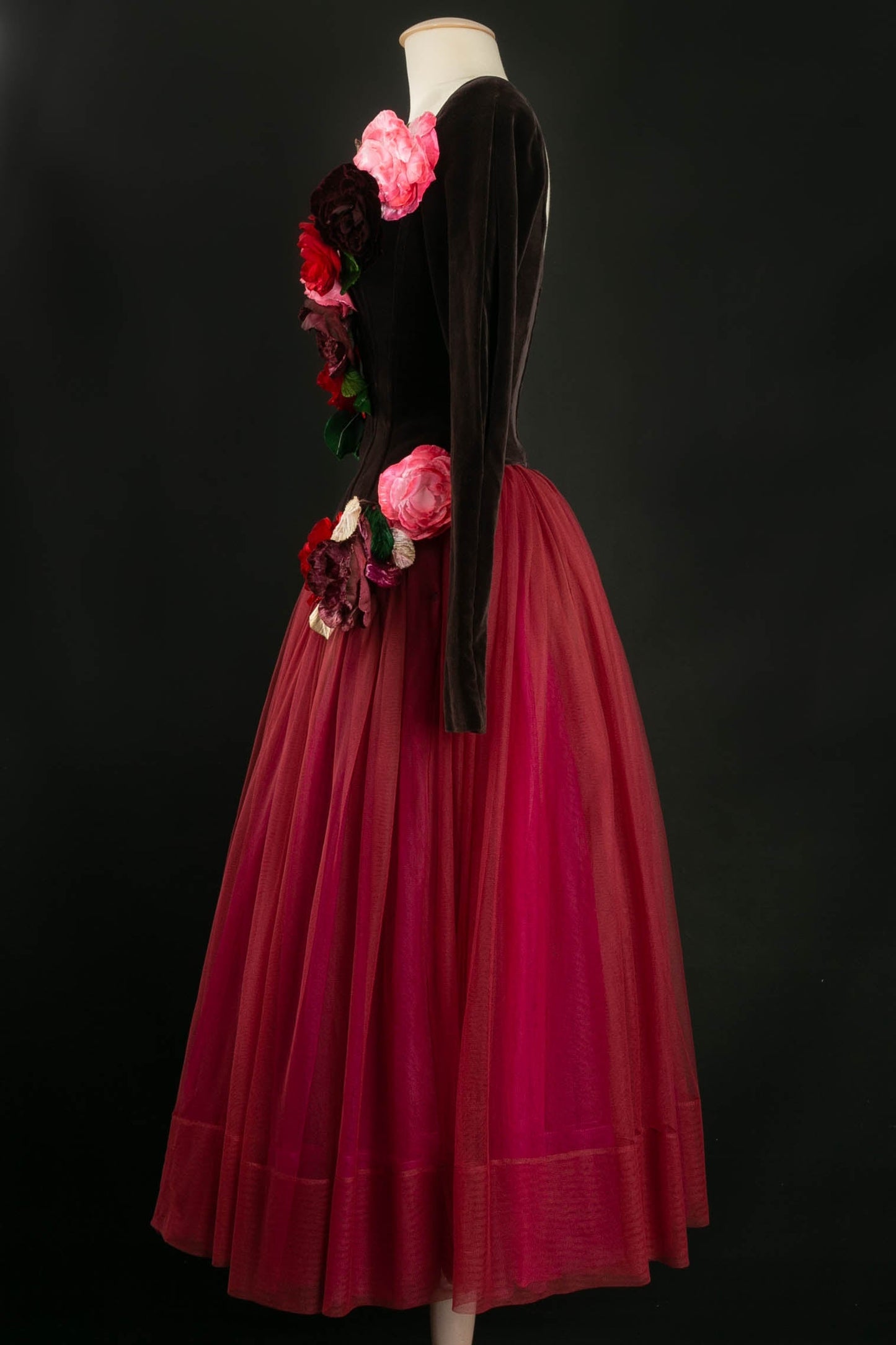 Ensemble en tulle et velours Chantal Thomass