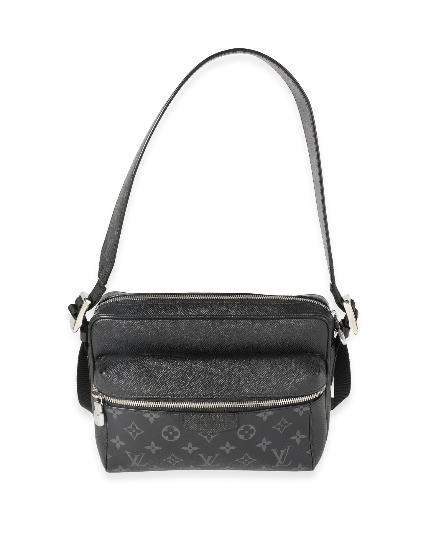 Louis Vuitton Black Taigarama & Monogram Eclipse Canvas Outdoor Messenger