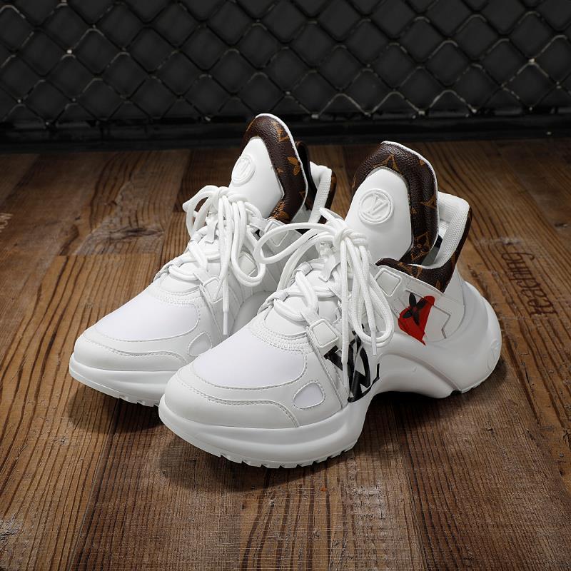 GLM - LUV Archlight White Brown Sneaker