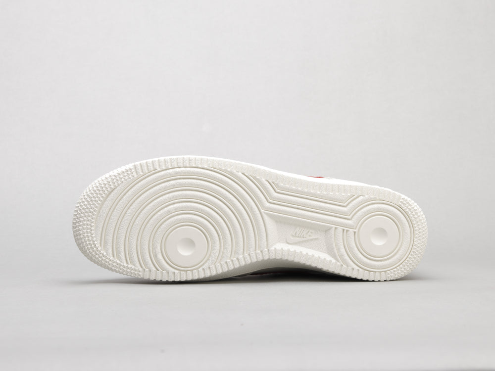 GLM - AF1 retro white red low top