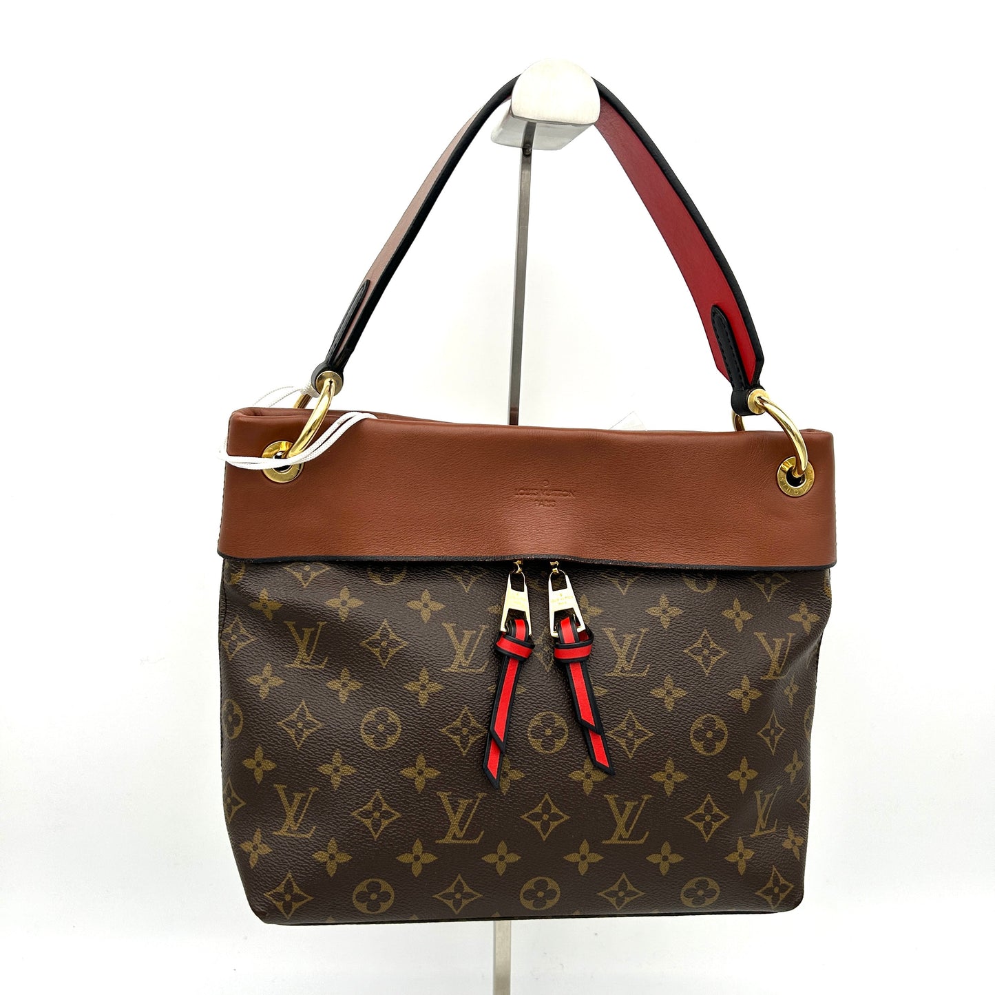 Louis Vuitton Monogram Tuileries Besace Caramel Rouge LA20228