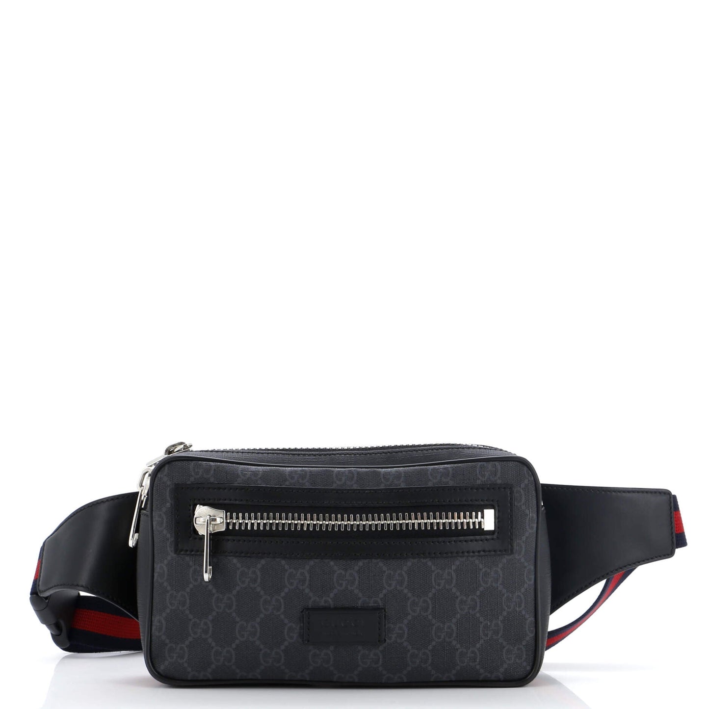 Soft Zip Belt Bag GG Coated Canvas Small