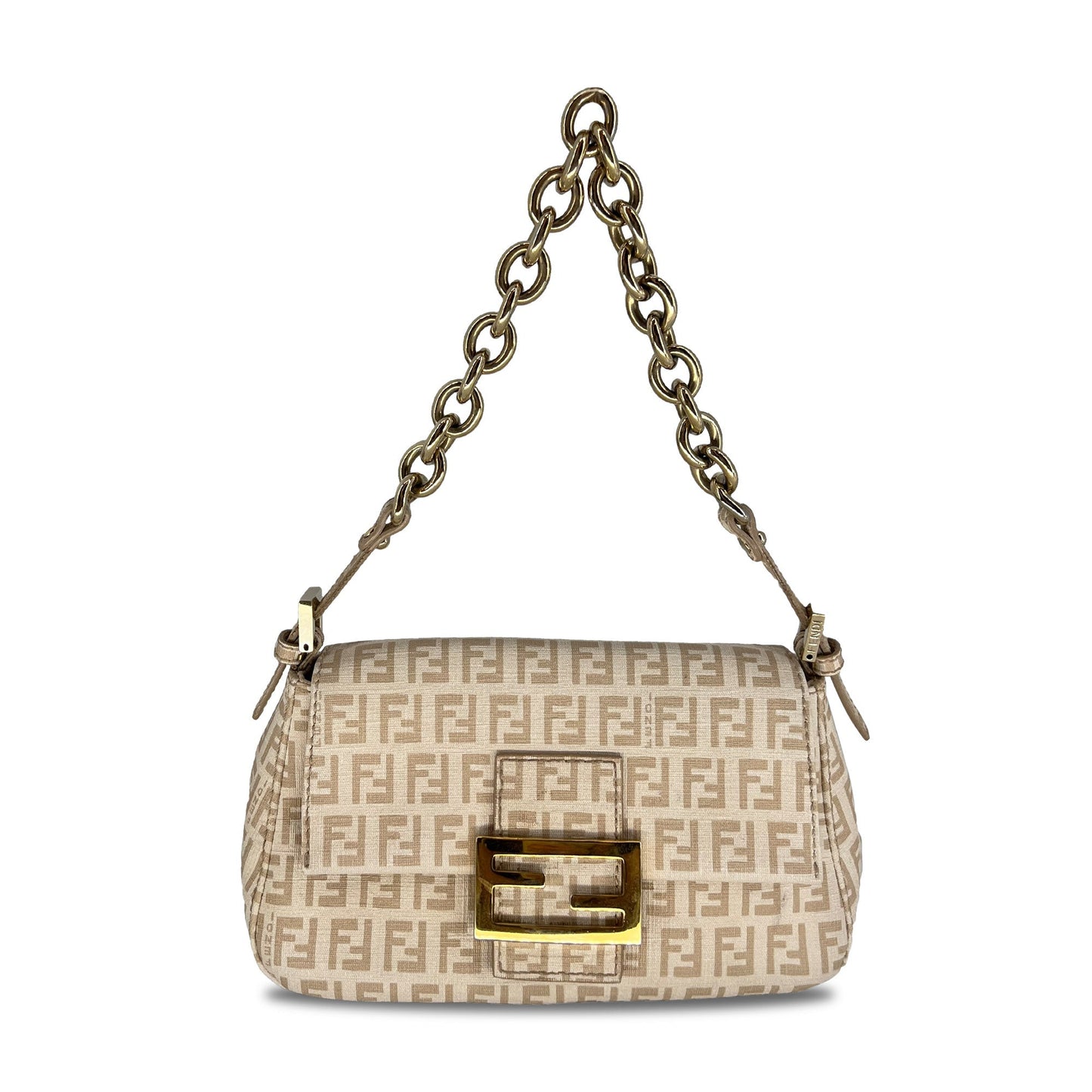 Fendi FF Monogram Mini Mama Baguette Shoulder Bag