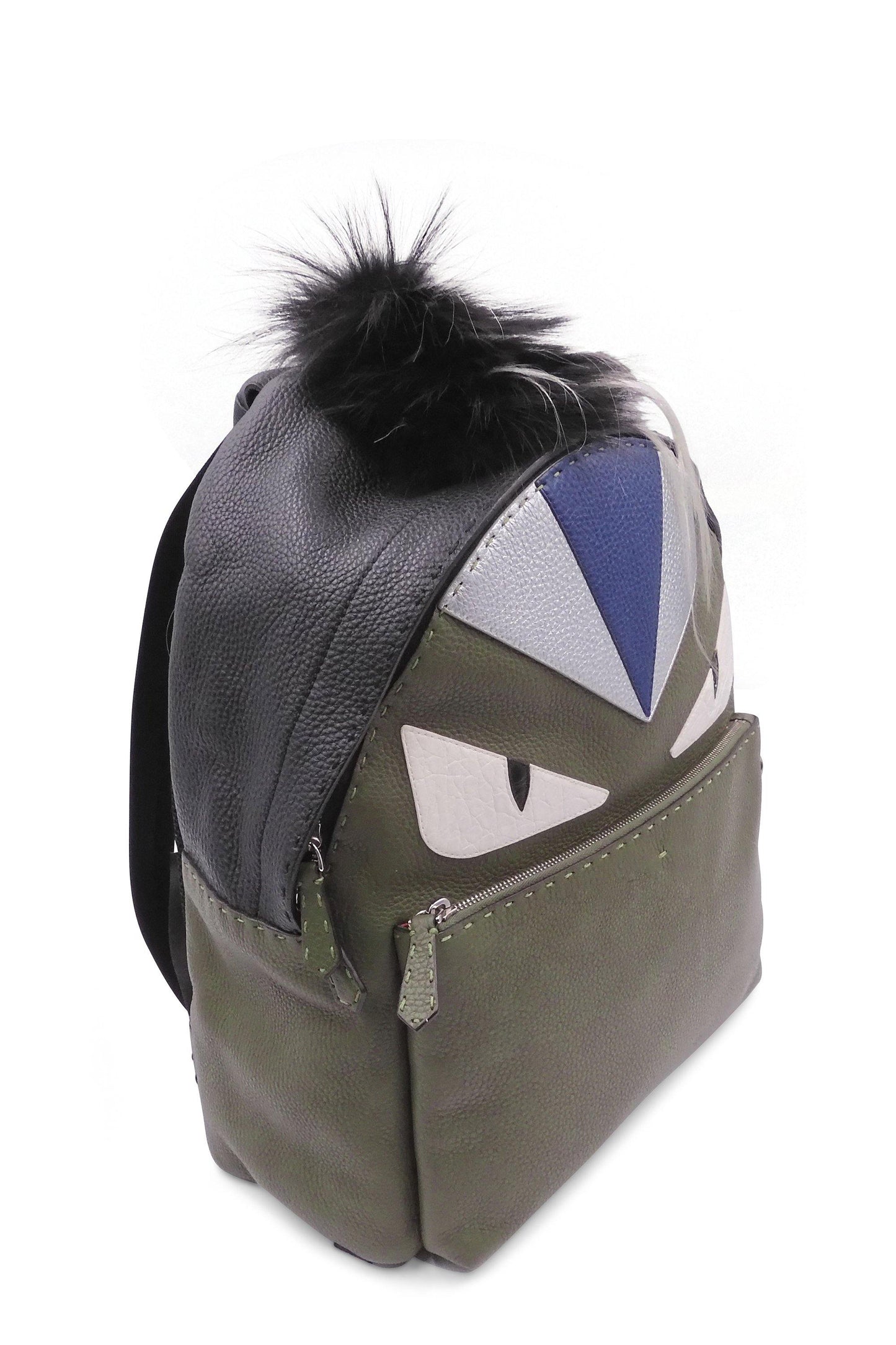 Monster Eyes Backpack Green
