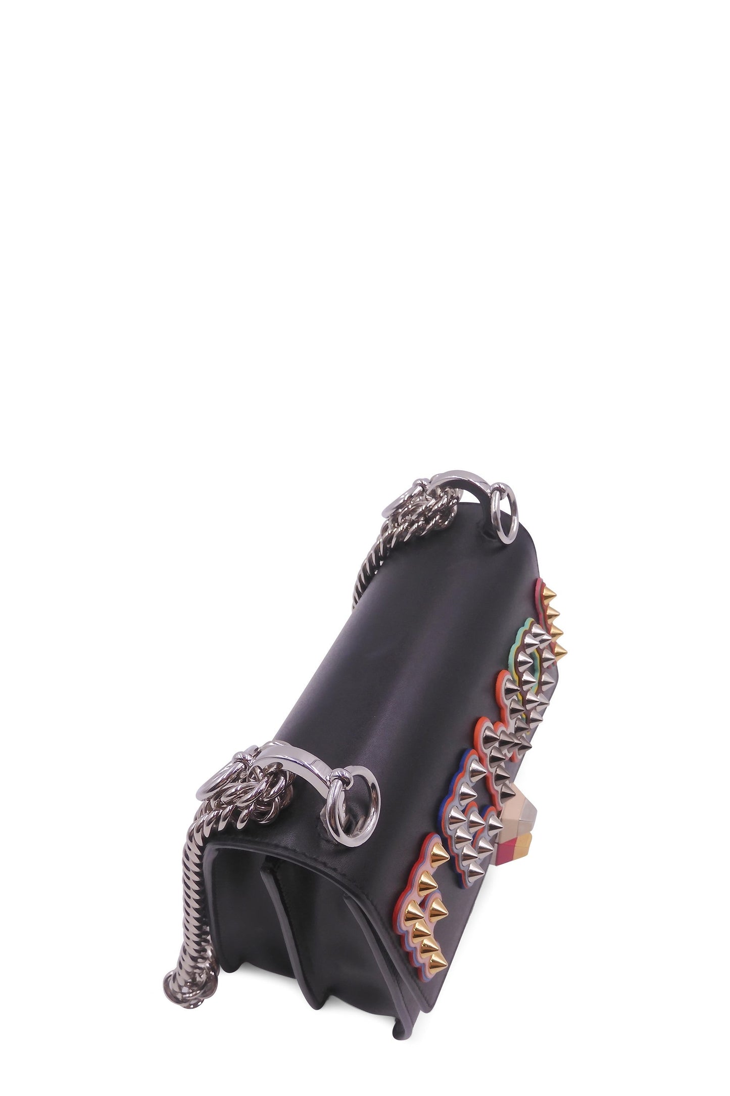 Small Kan I Studded Logo Black