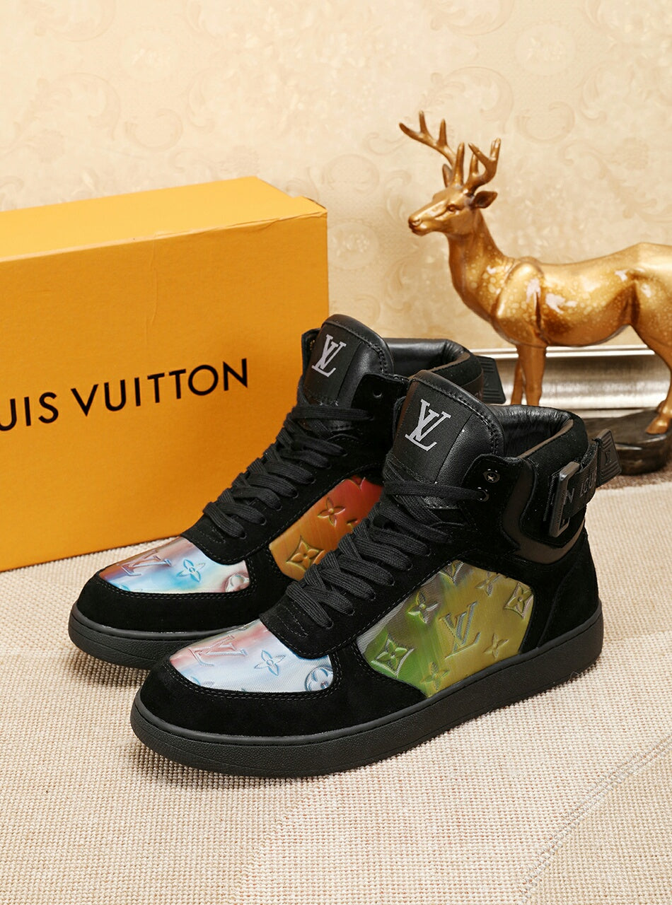 GLM - LUV High Top Black Sneaker