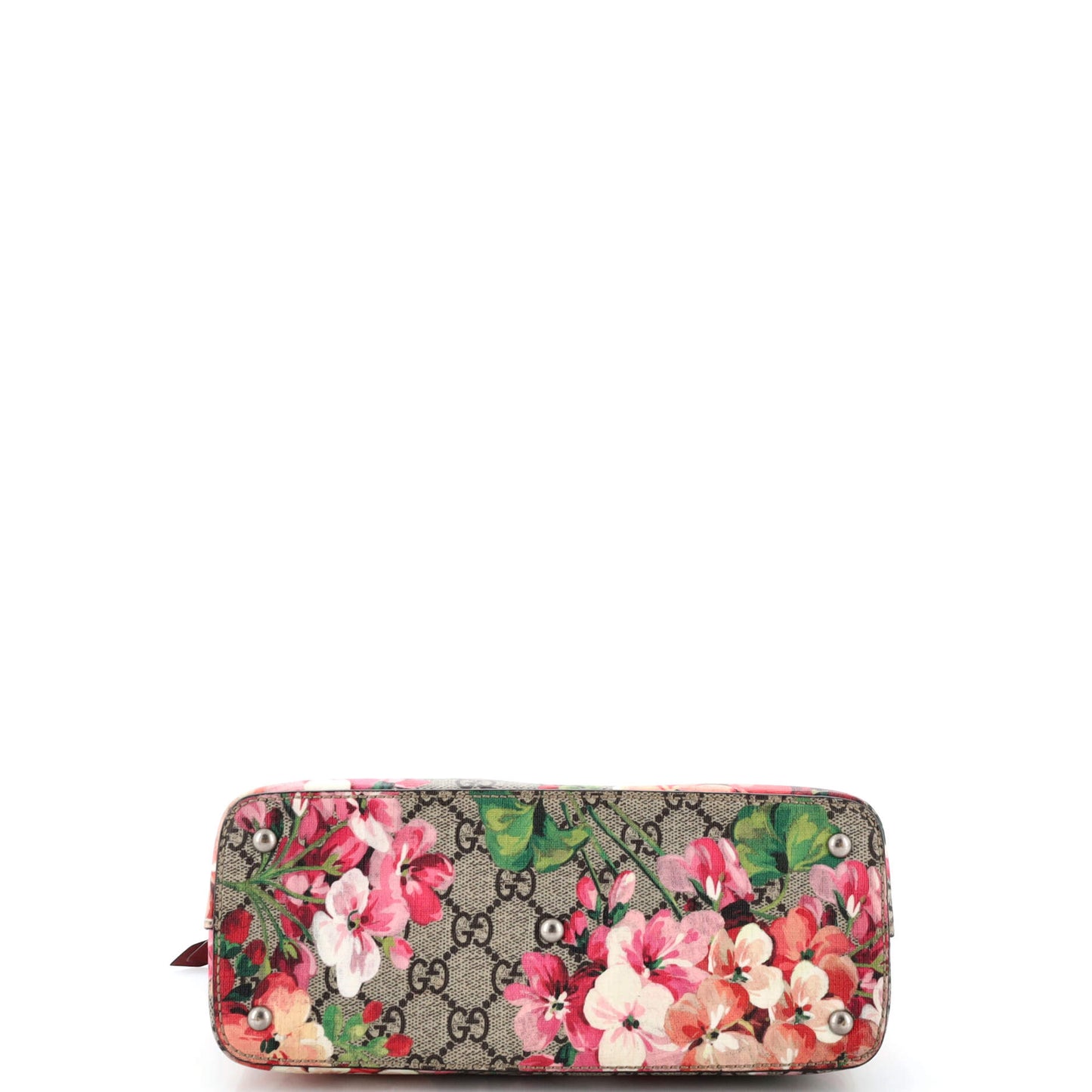Linea A Convertible Tote Blooms Print GG Coated Canvas Mini
