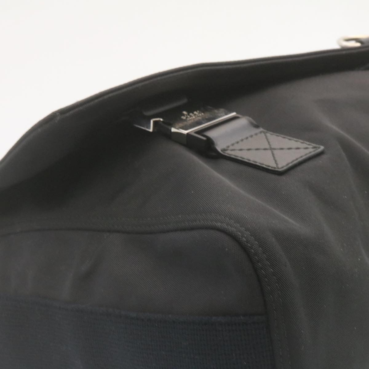 GUCCI Sherry Line Messenger Bag Shoulder Bag Nylon Black fm1186