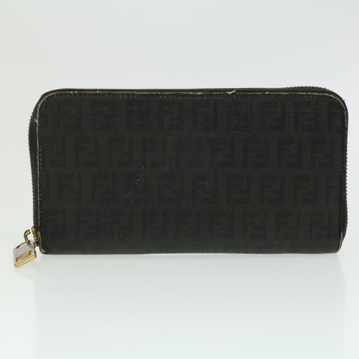 FENDI Bug Zucca Canvas Wallet 4Set Black Brown fm1630