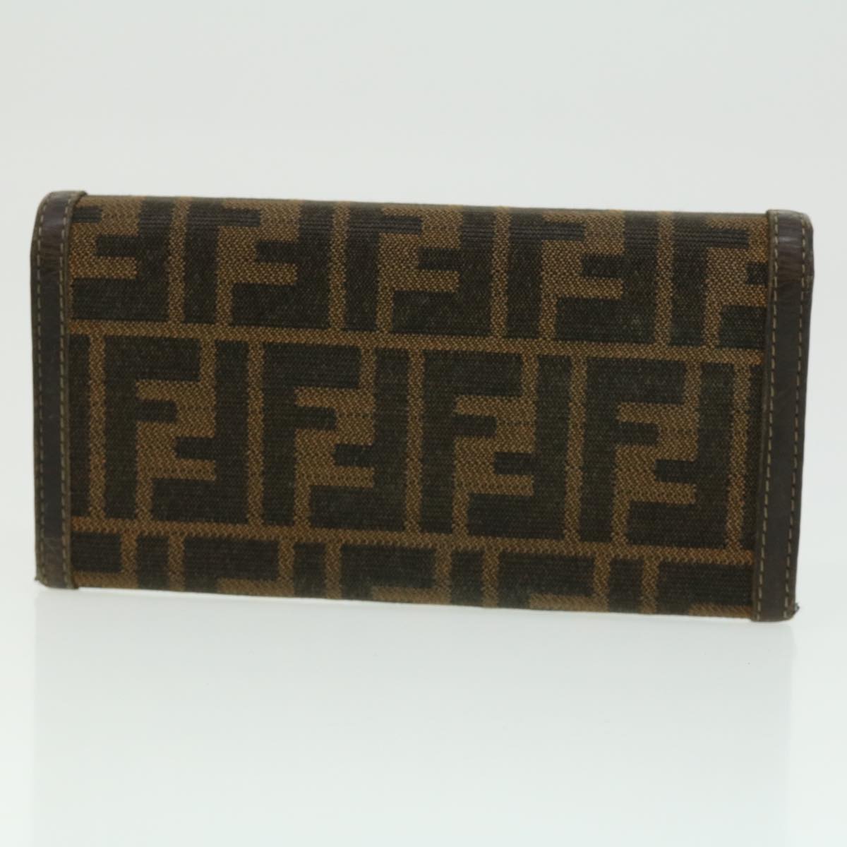 FENDI Bug Zucca Canvas Wallet 4Set Black Brown fm1630