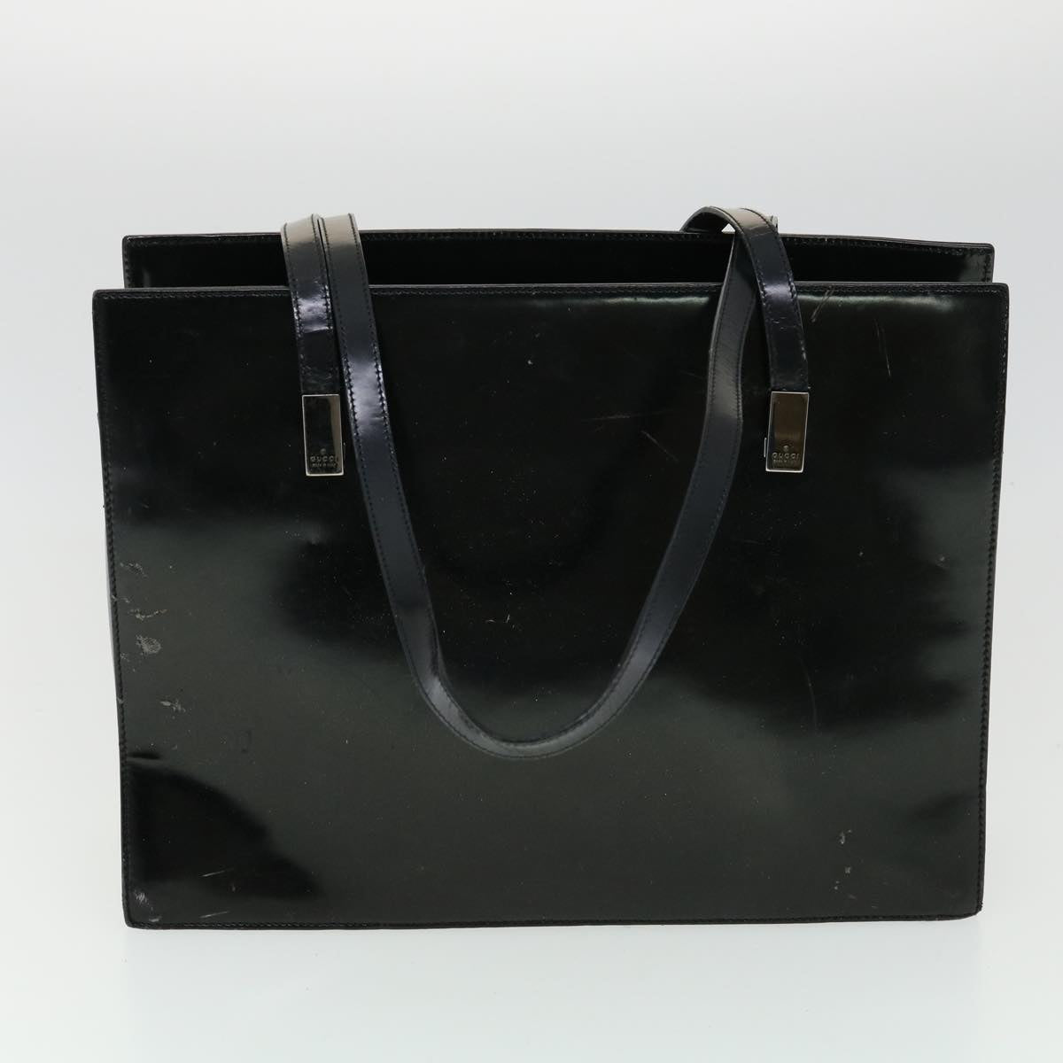GUCCI Shoulder Bag Leather 3Set Black Green fm1718