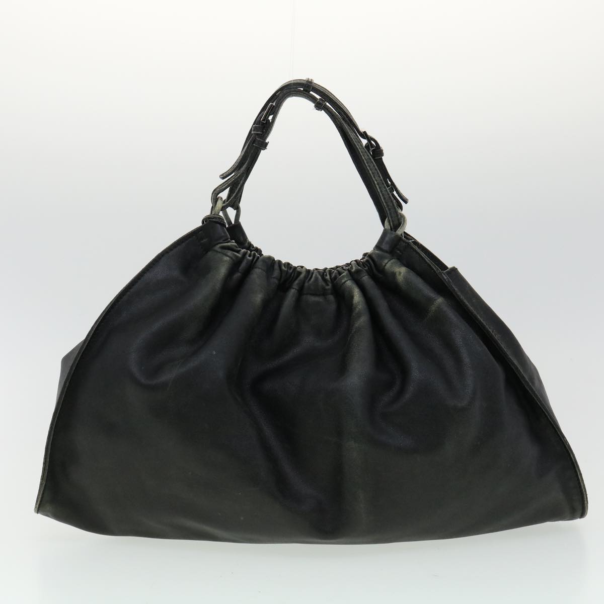 GUCCI Hand Bag Tote Bag Leather 4Set Beige Black Brown fm1720