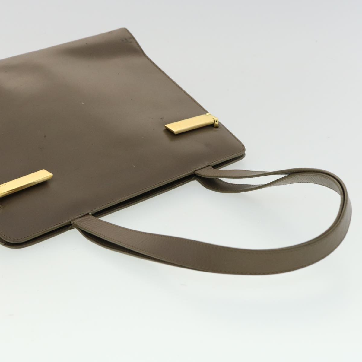 GUCCI Hand Bag Tote Bag Leather 4Set Beige Black Brown fm1720