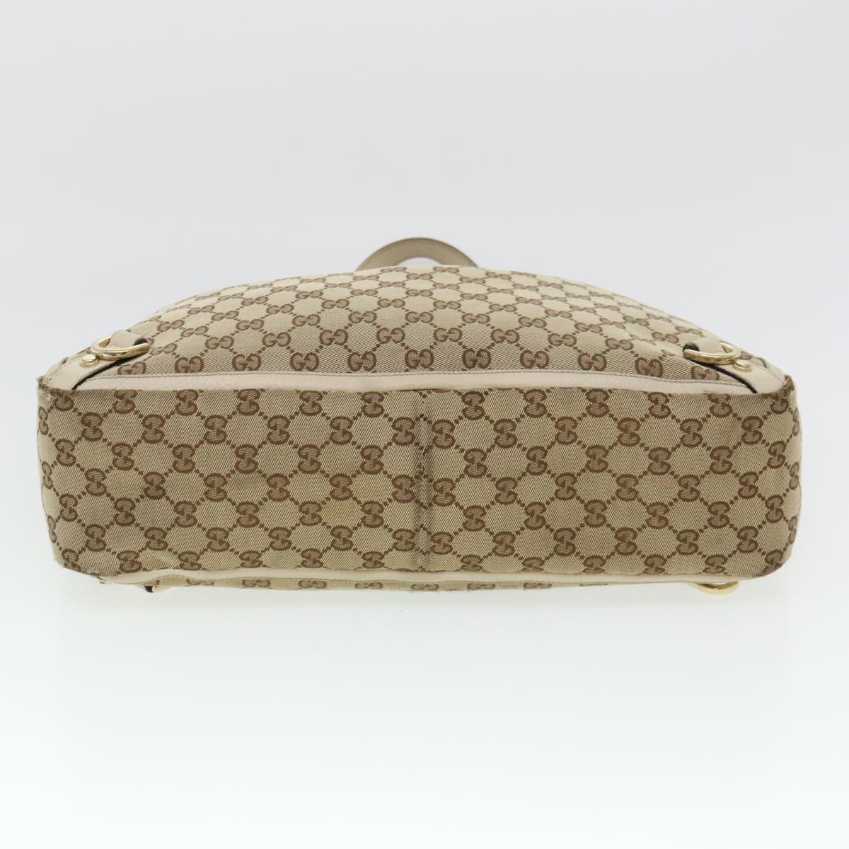 GUCCI GG Canvas Hand Bag 2Set Beige fm2158