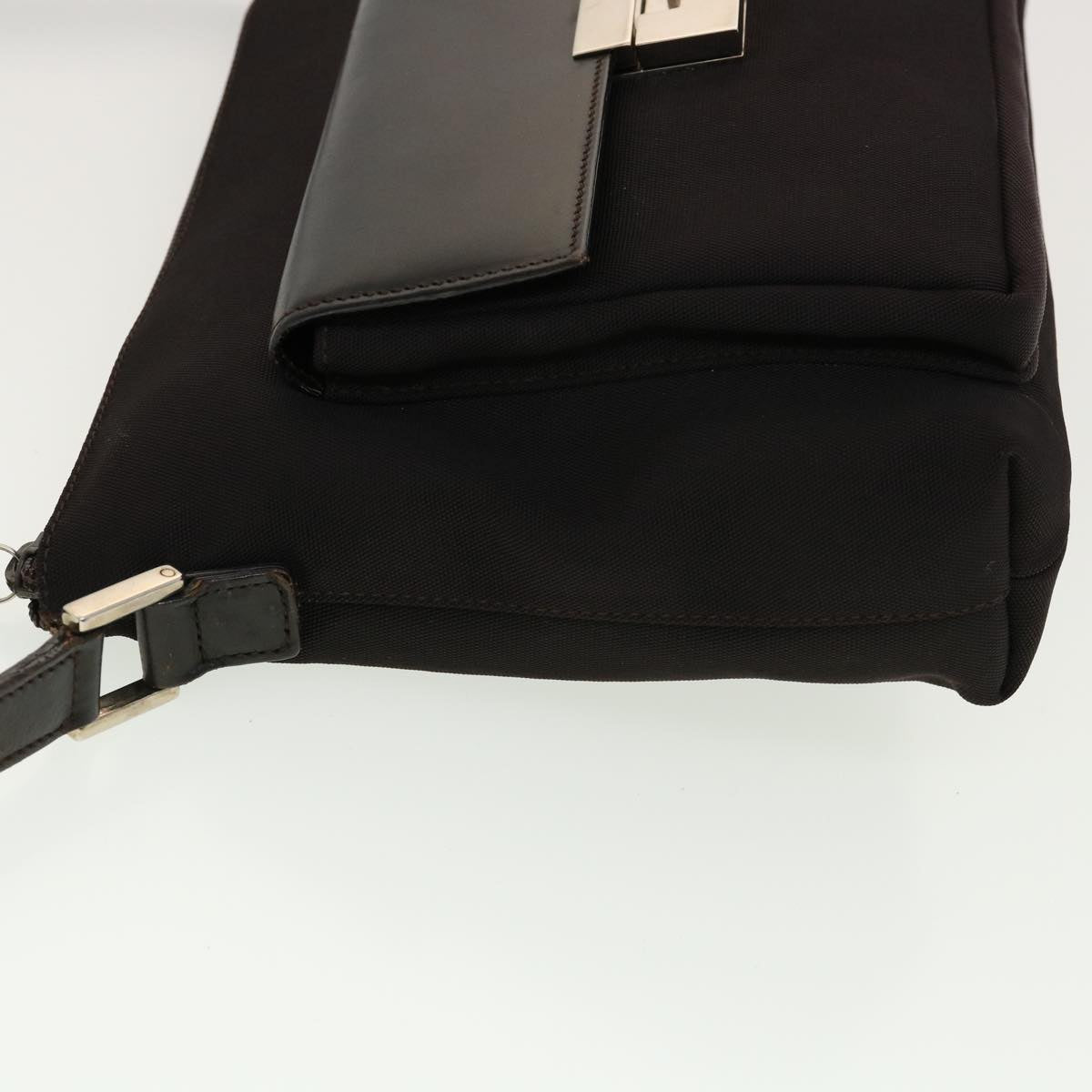 GUCCI Shoulder Bag Canvas Brown fm2205