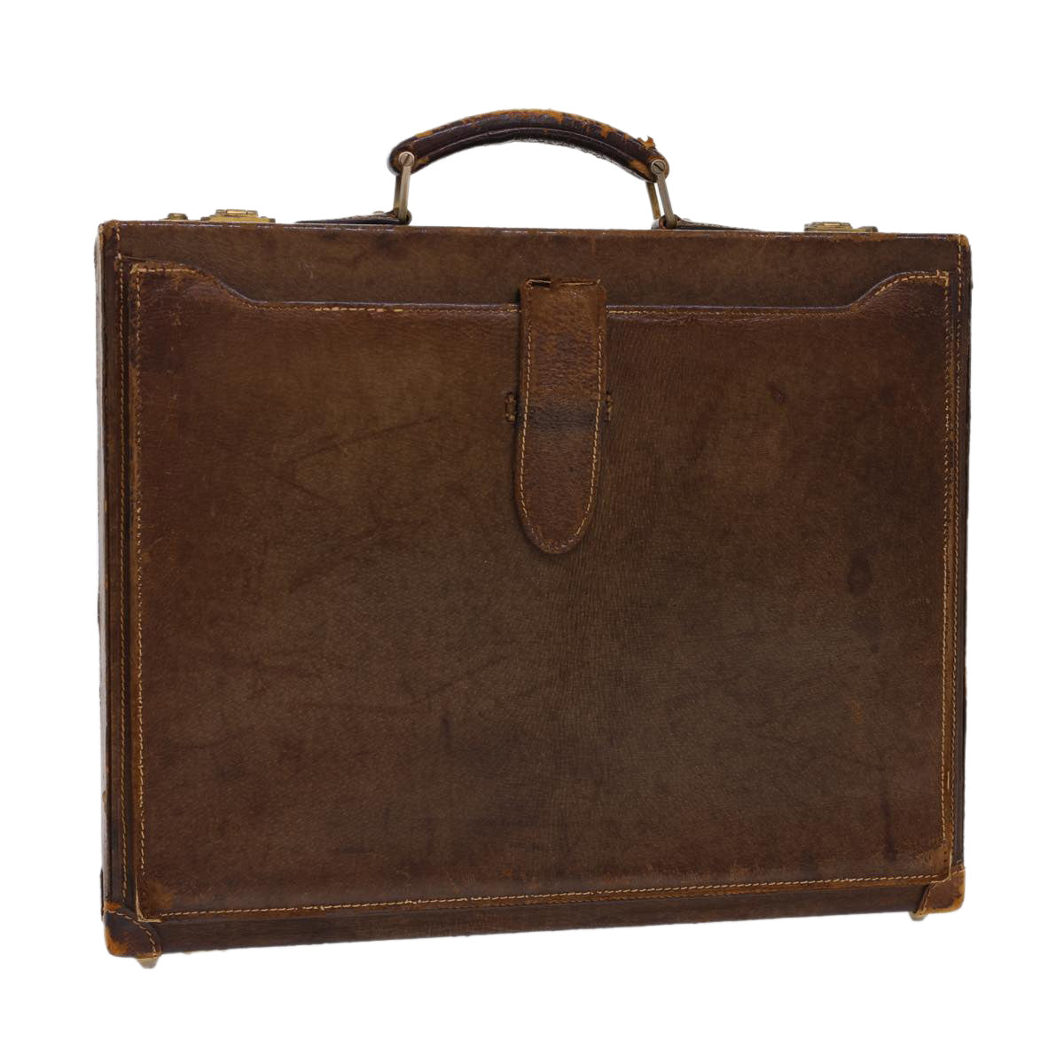 GUCCI Trunk Leather Brown fm2218