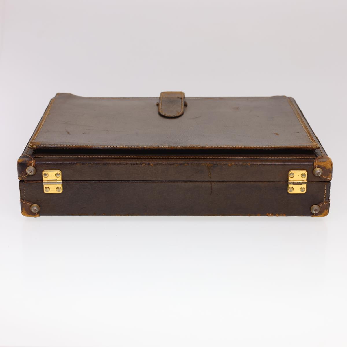 GUCCI Trunk Leather Brown fm2218